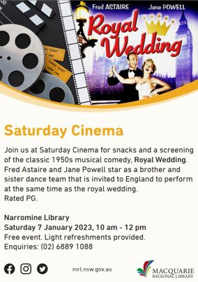 Saturday Cinema - Royal Wedding