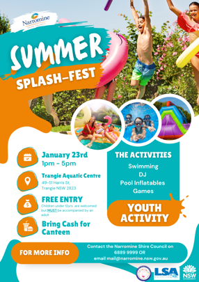 Trangie Splash Festival - Aquatic Activity