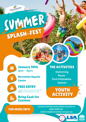 Narromine Splash Festival - Aquatic Activity
